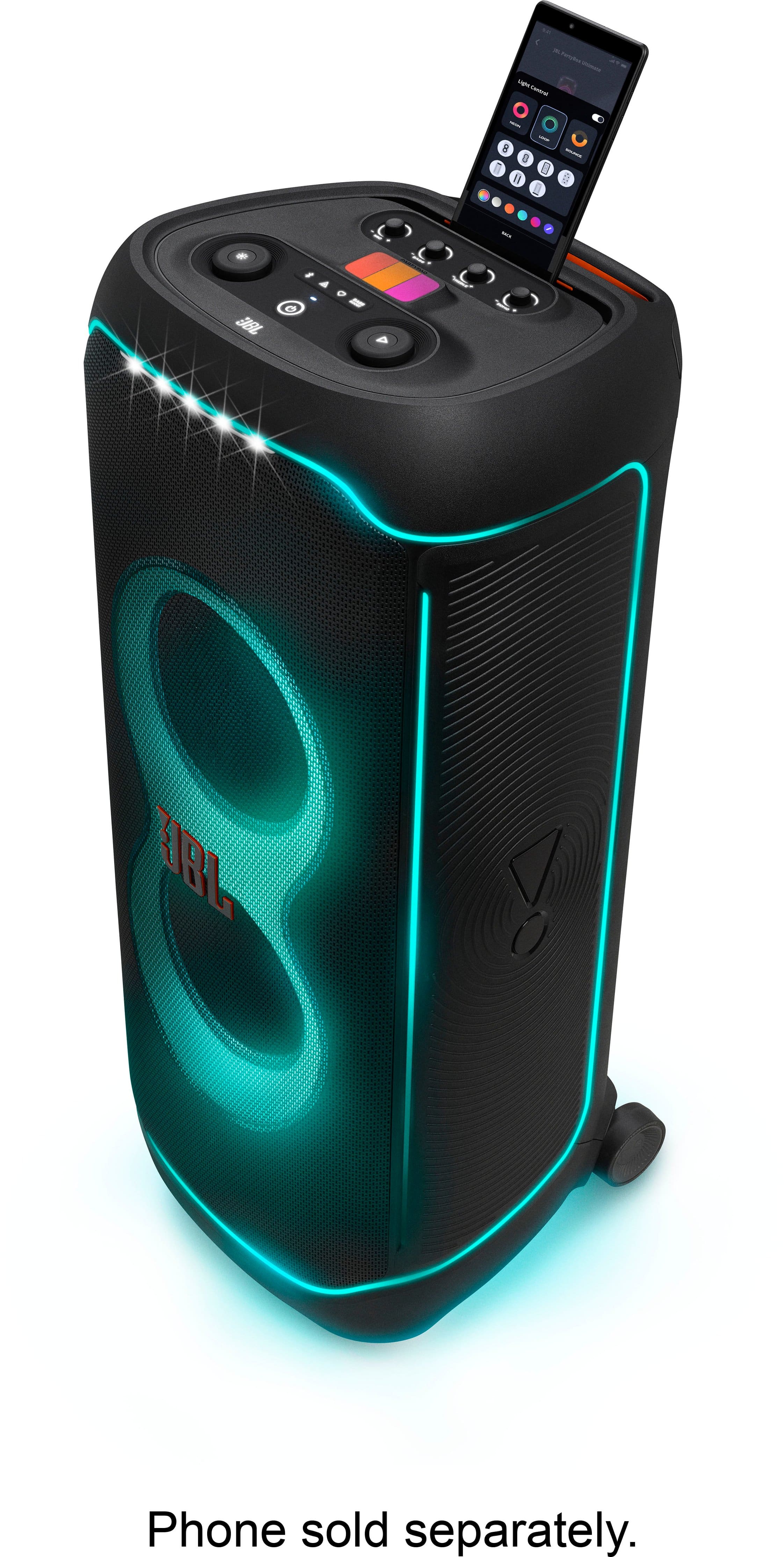 Alt View 12. JBL - Partybox Ultimate Wireless Party Speaker - Black.