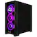 Alt View 2. CLX - SET Gaming Desktop - Intel Core i9 14900KF - 32GB DDR5 5600 Memory - GeForce RTX 4080 SUPER - 2TB NVMe M.2 SSD - Black.