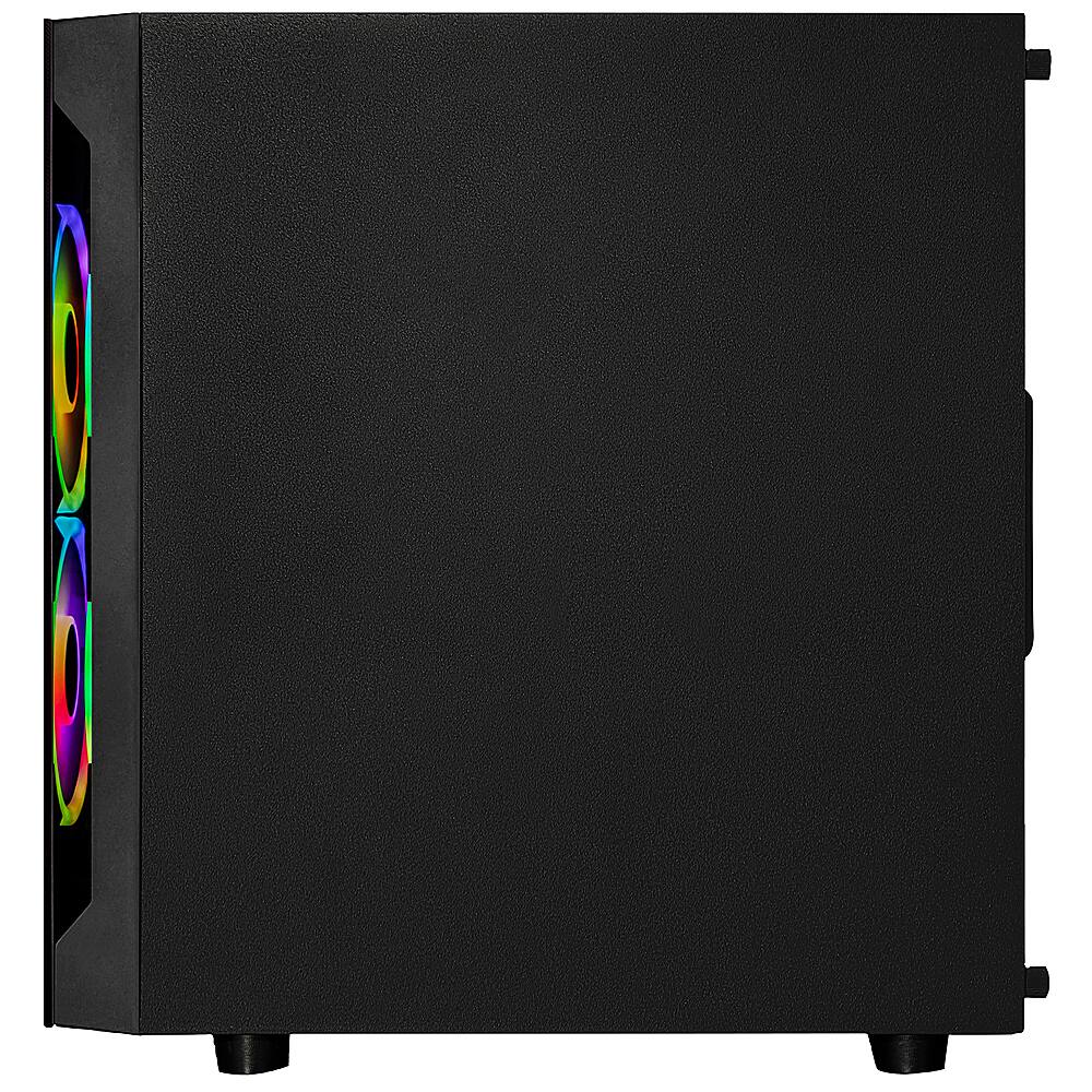 Alt View 5. CLX - SET Gaming Desktop - Intel Core i7 14700KF - 32GB DDR5 5600 Memory - GeForce RTX 4060 Ti - 1TB NVMe M.2  SSD + 4TB HDD - Black.