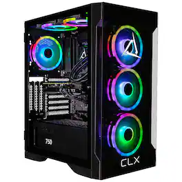CLX - SET Gaming Desktop - Intel Core i9 14900KF - 32GB DDR5 5600 Memory - GeForce RTX 4070 SUPER - 1TB NVMe M.2 SSD + 4TB HDD - Black