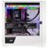 Angle Zoom. CLX - SET Gaming Desktop - Intel Core i9 14900KF - 64GB DDR5 5600 Memory - GeForce RTX 4080 SUPER - 2TB NVMe M.2 SSD + 4TB HDD - White.