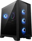 Front. MSI - Aegis ZS2  Gaming Desktop - AMD Ryzen R9-7900X - 32GB Memory - NVIDIA GeForce RTX 4080 Super - 2TB SSD - Black.