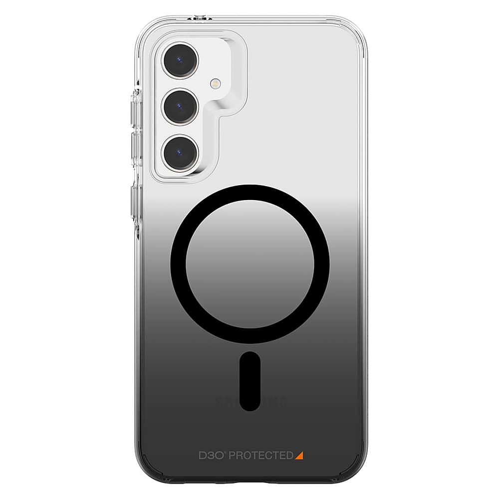 Front. AXS - Crystal Shield D30 Magsafe Case For Samsung Galaxy S23 FE - Smoke Gradient.