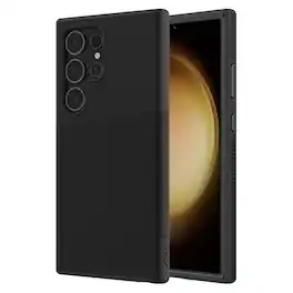 AXS - Refurbished Excellent - PROTech Plus Case Compatible to Samsung Galaxy S24 Ultra, Anti-Skid Grip, Drop resistant, Made From Recycled Plastic - Black