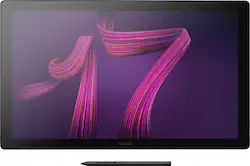 Wacom - Cintiq Pro 17 Creative Pen Drawing Tablet with Touch Display - Black - Front_Zoom