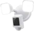 Front. Wyze - Wired Outdoor Wi-Fi, 2800 Lumen Floodlight Home 2k Security Camera v2 - White.