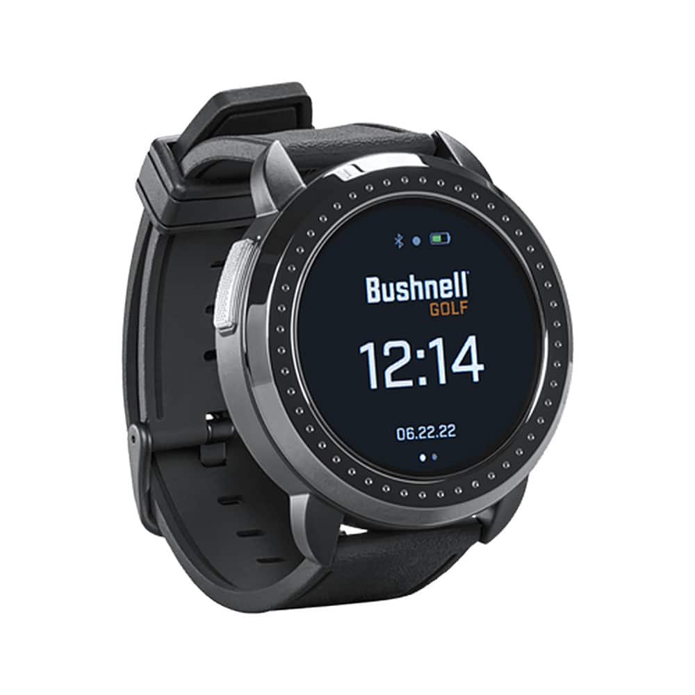 Angle. Bushnell - iON Elite 35.5mm Smart GPS Golf Watch - Black.