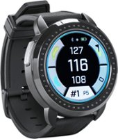 Bushnell - iON Elite 35.5mm Smart GPS Golf Watch - Black - Front_Zoom