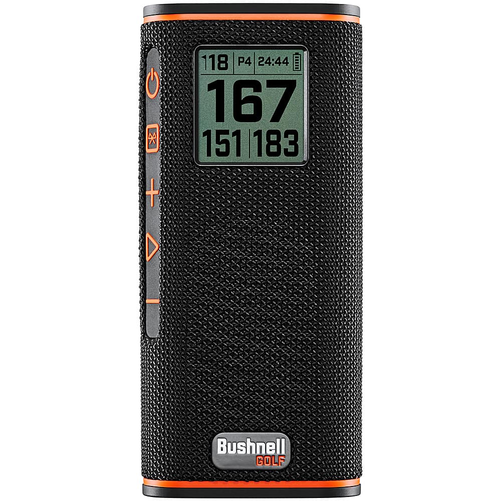 Angle. Bushnell - Wingman View Golf GPS Bluetooth Speaker with 3" Screen - Black.