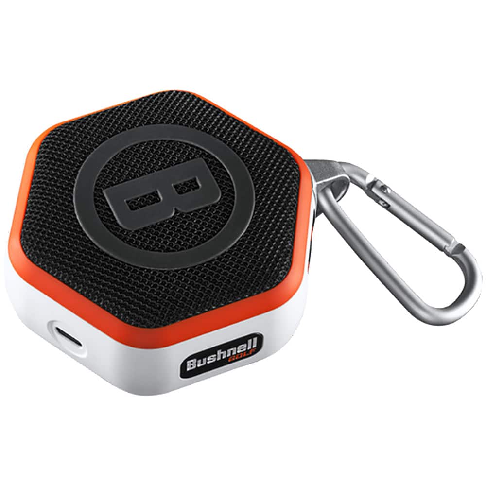 Alt View 12. Bushnell - Wingman Mini 4" Golf GPS Bluetooth Speaker - Orange/White.