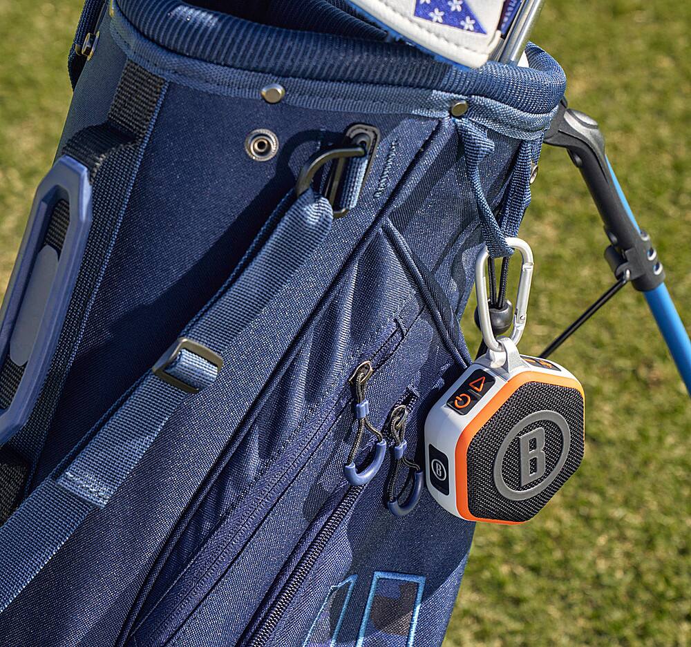 Alt View 17. Bushnell - Wingman Mini 4" Golf GPS Bluetooth Speaker - Orange/White.