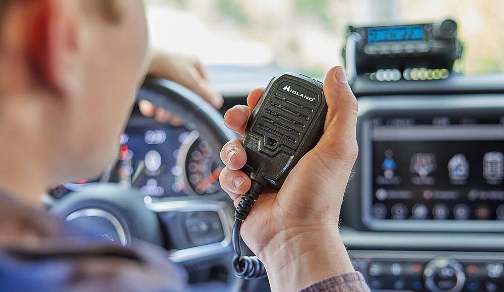 Alt View 17. Midland - MXT500 MICROMOBILE TWO-WAY RADIO - Black.