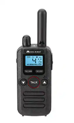 Midland - BIZTALK BR180 4-Channel 2-way Radio - Black