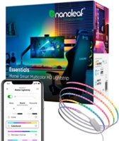 Nanoleaf Essentials Matter Smart Multicolor HD Lightstrip 16.4ft (5m) - Flexible and Trimmable - White and Colors - Front_Zoom