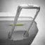 Alt View 12. Samsonite - Freeform 28" Expandable Spinner Suitcase - White/Grey.