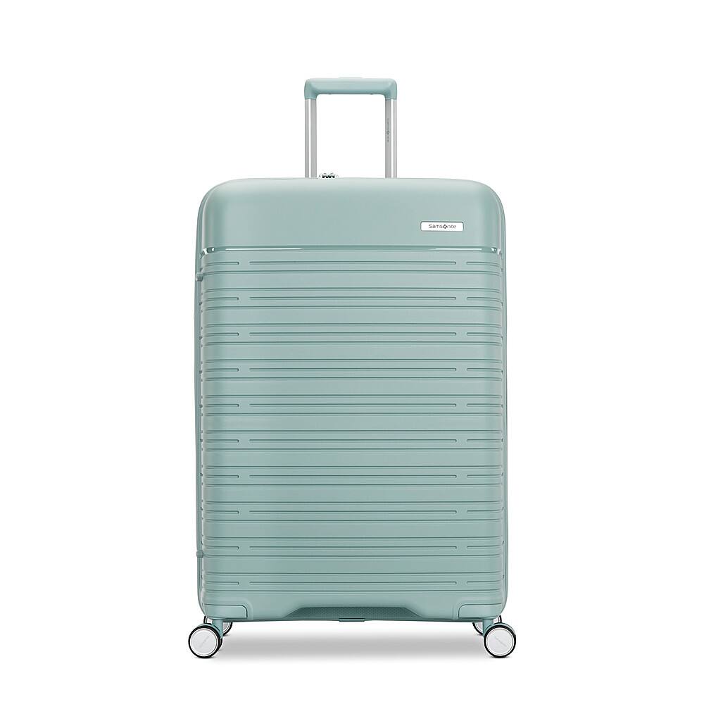 Angle. Samsonite - Elevation Plus 30" Expandable Spinner Suitcase - Cypress Green.