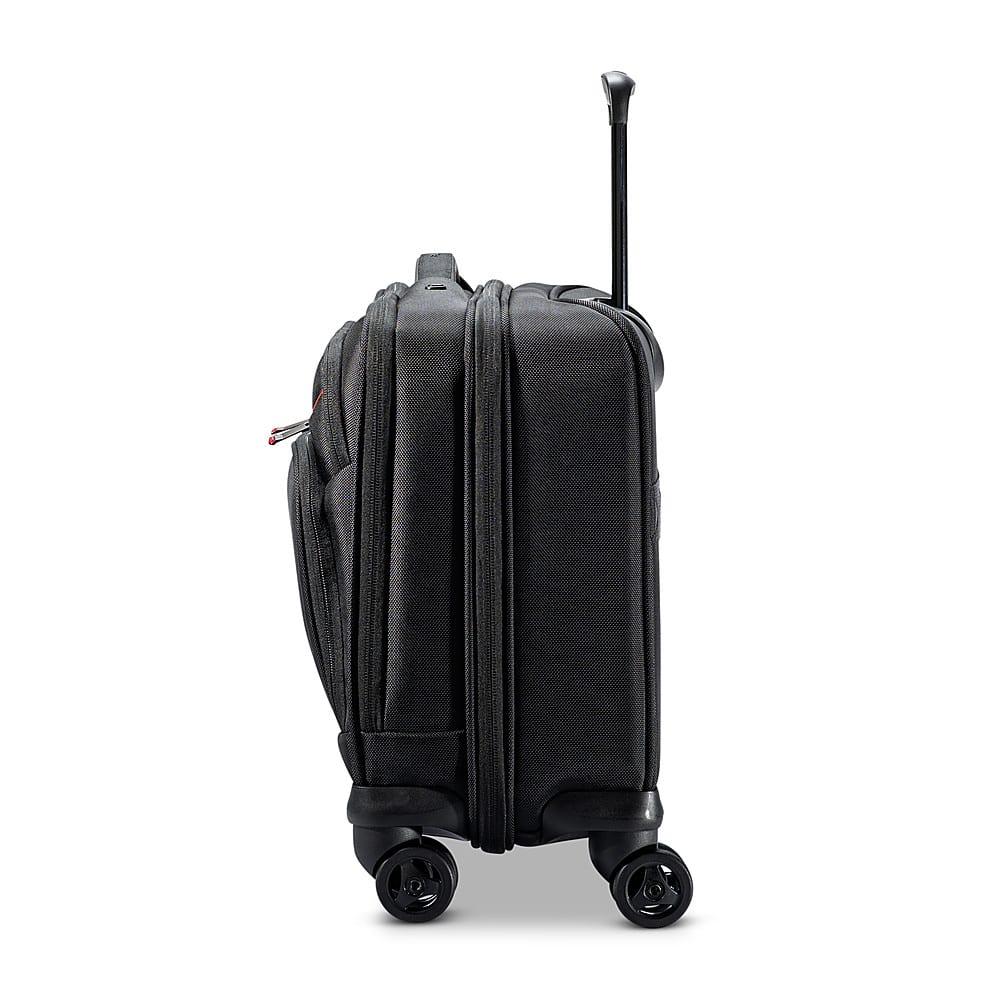 Left View: Samsonite - Xenon 4.0 Mobile Office 17" Spinner Suitcase - Black