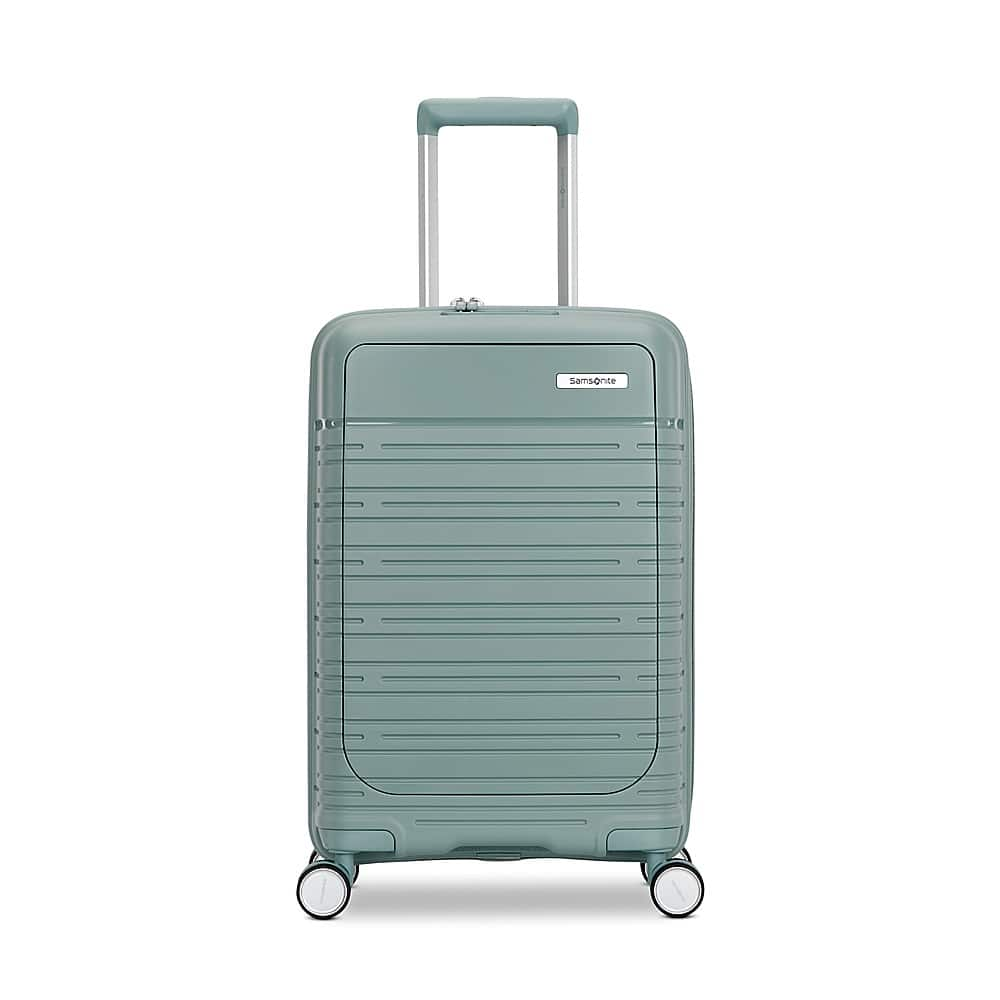 Angle View: Samsonite - Elevation Plus 22" Spinner Suitcase - Cypress Green