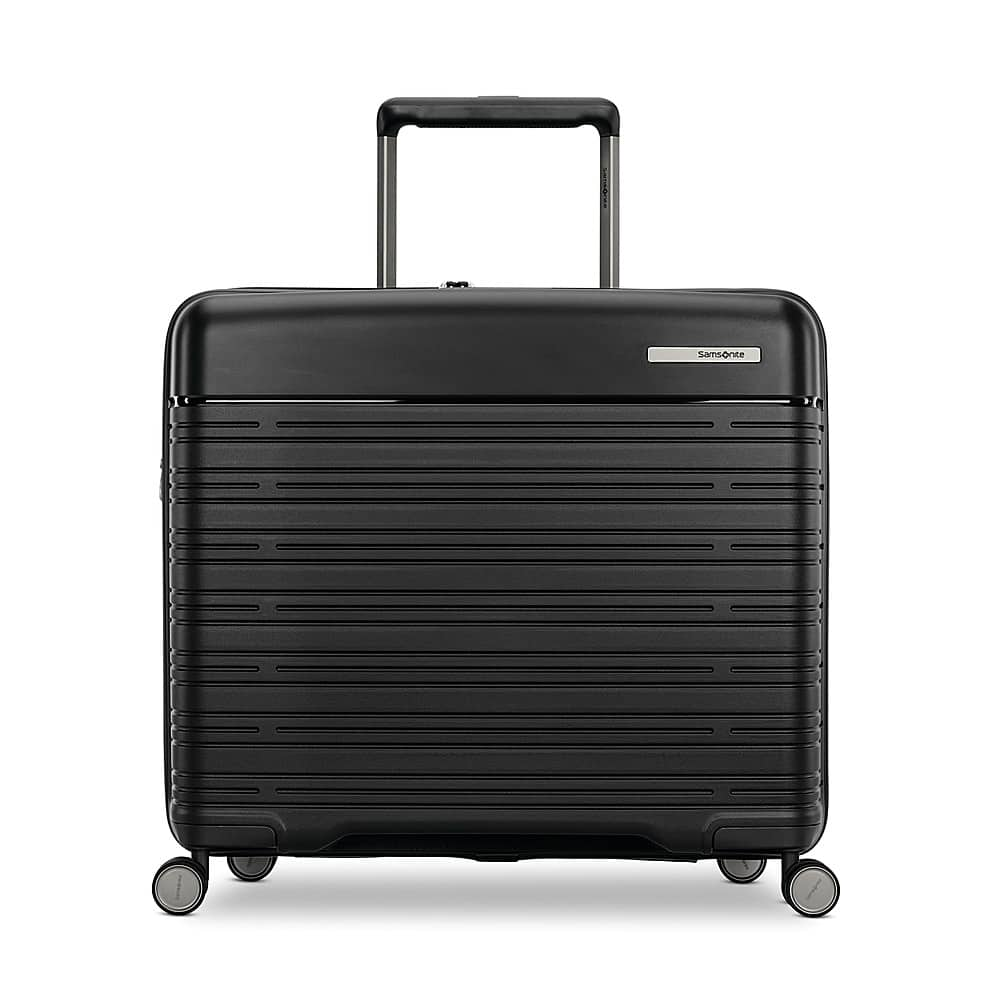 Angle View: Samsonite - Elevation Plus 23" Expandable Glider Suitcase - Triple Black