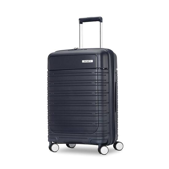 Samsonite Elevation Plus 23 Expandable Carry On Spinner Suitcase Midnight Blue 142910 1549 Best Buy