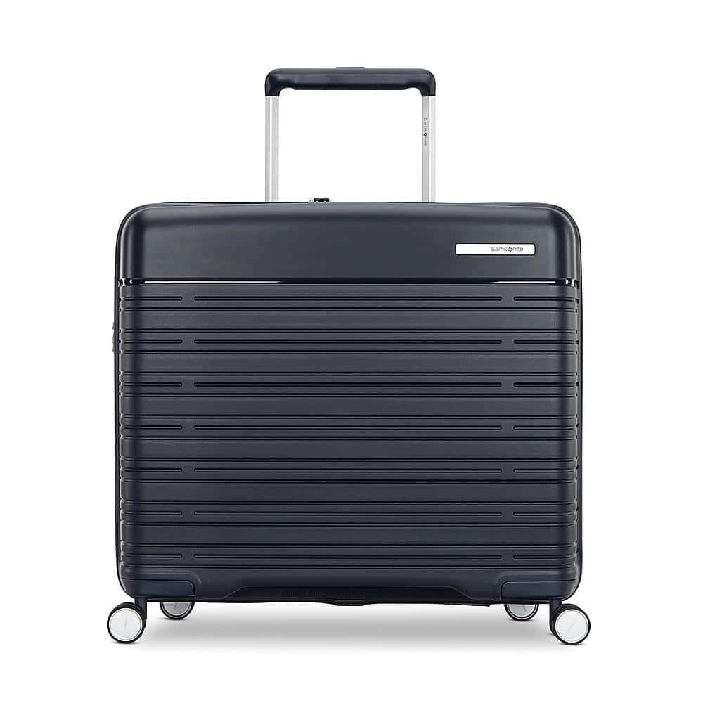 Angle View: Samsonite - Elevation Plus 23" Expandable Glider Suitcase - Midnight Blue