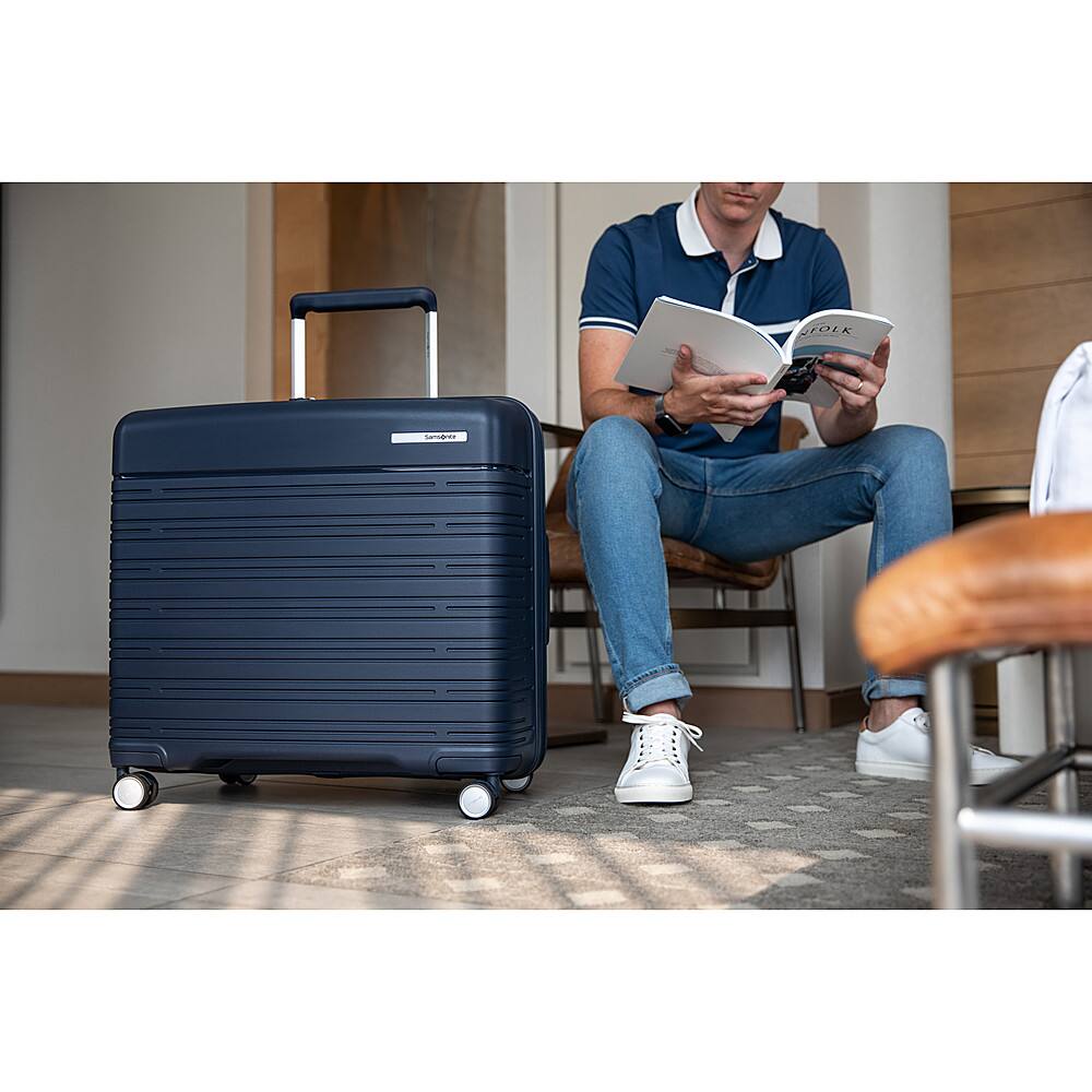 Alt View 18. Samsonite - Elevation Plus 23" Expandable Glider Suitcase - Midnight Blue.