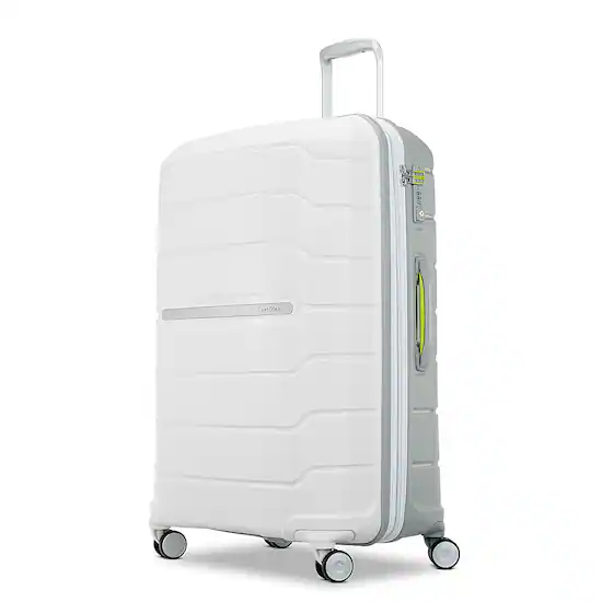 Samsonite Freeform 31 Expandable Spinner Suitcase White Grey 78257 4744 Best Buy