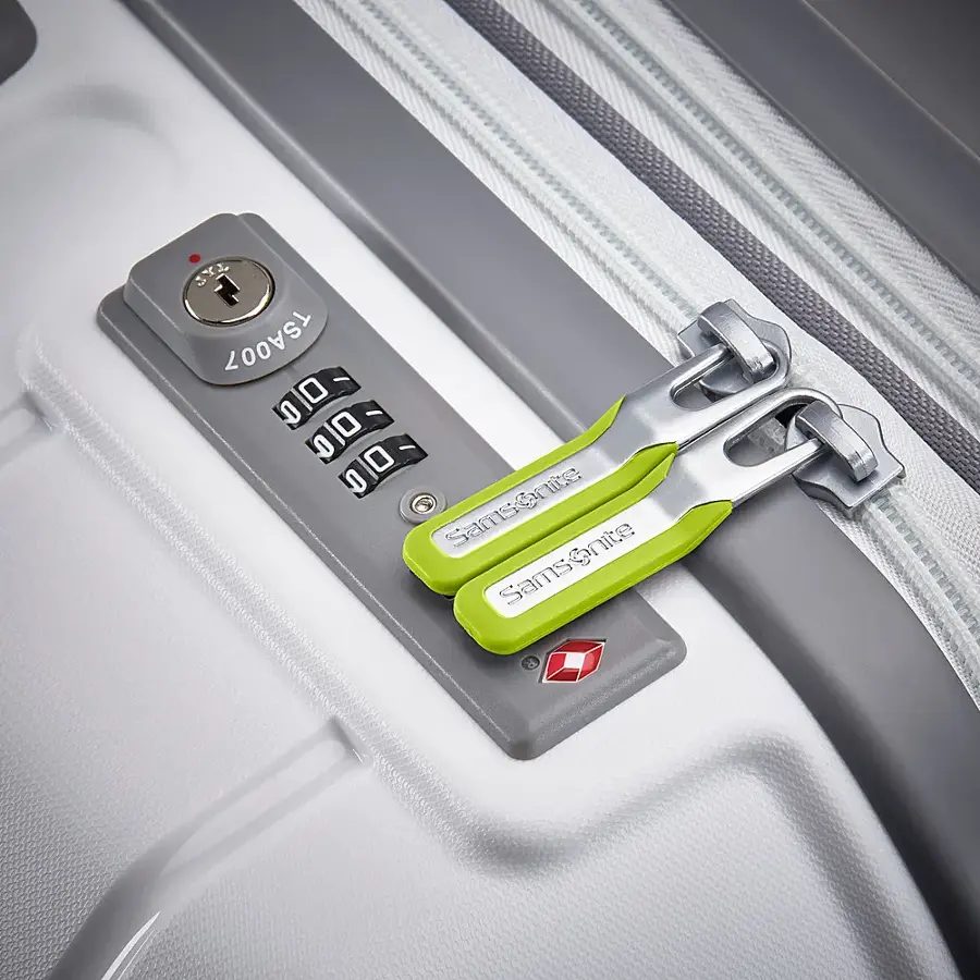 Alt View 17. Samsonite - Freeform 31" Expandable Spinner Suitcase - White/Grey.