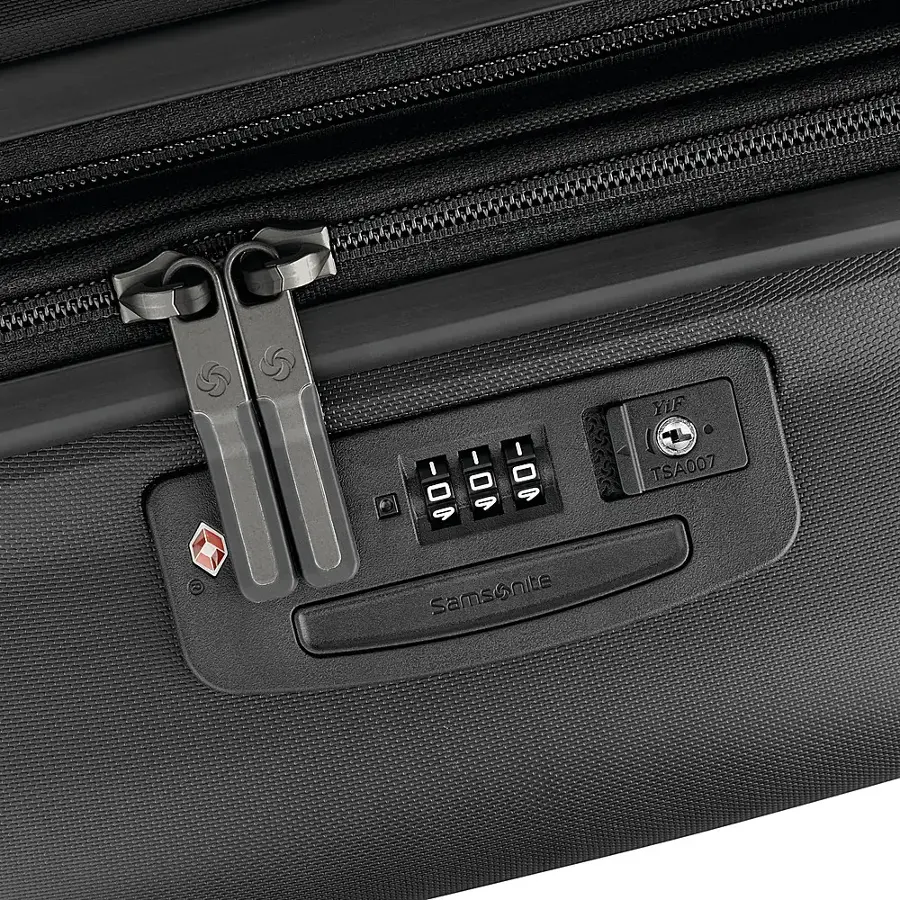 Alt View 20. Samsonite - Elevation Plus 23" Expandable Carry-On Spinner Suitcase - Triple Black.