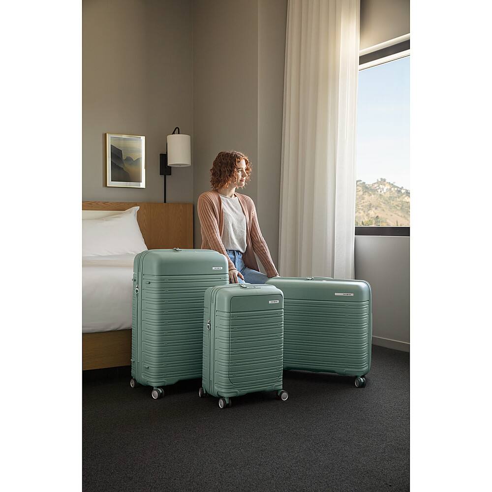 Alt View 15. Samsonite - Elevation Plus 23" Expandable Glider Suitcase - Cypress Green.