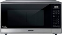 Panasonic - 1.6 Cu. Ft. 1250Watt Countertop Microwave Oven with Cyclonic Inverter Technology - Stainless Steel/silver - Front_Zoom