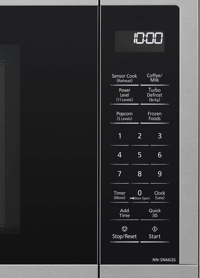 Panasonic 1.2 Cu. Ft. 1200 Watt Countertop Microwave Oven with Panasonic 1.2 Cu. Ft. 1200 Watt Countertop Microwave Oven with