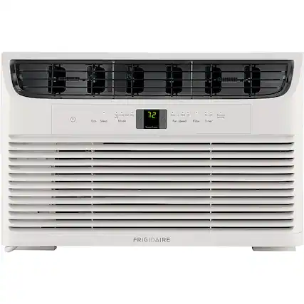 Front. Frigidaire - 6,000 BTU Window Air Conditioner with Remote - White.