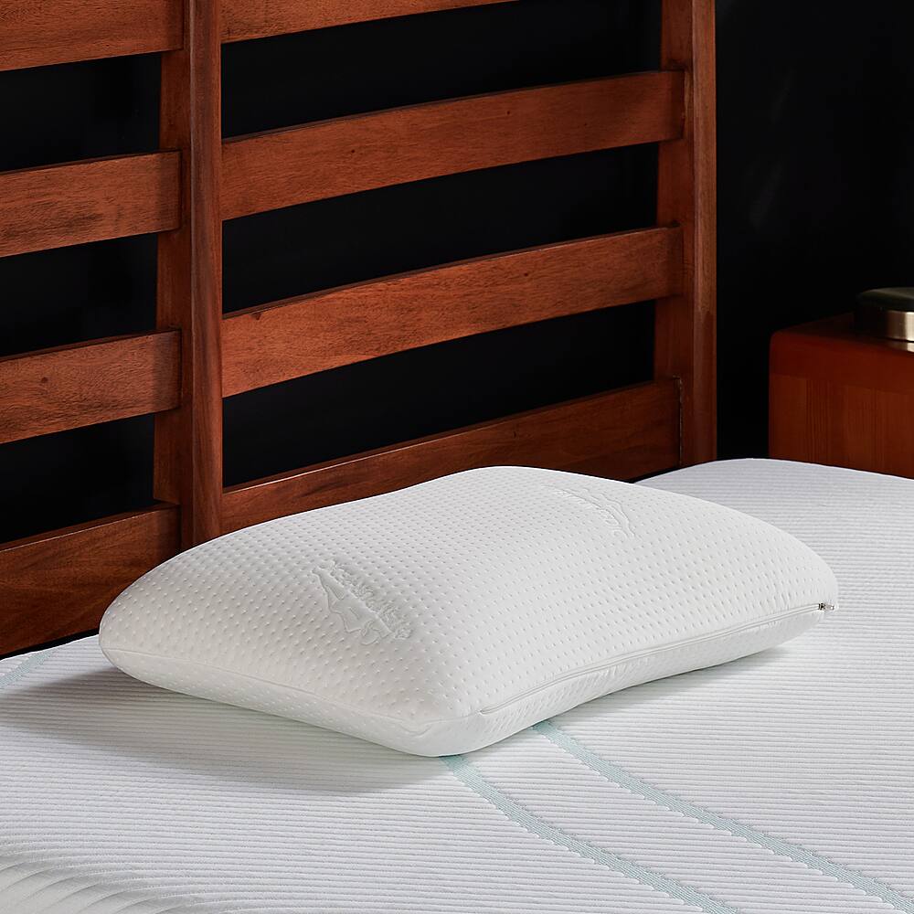 Left. Tempur-Pedic - TEMPUR-Symphony™ Pillow, Standard - White.
