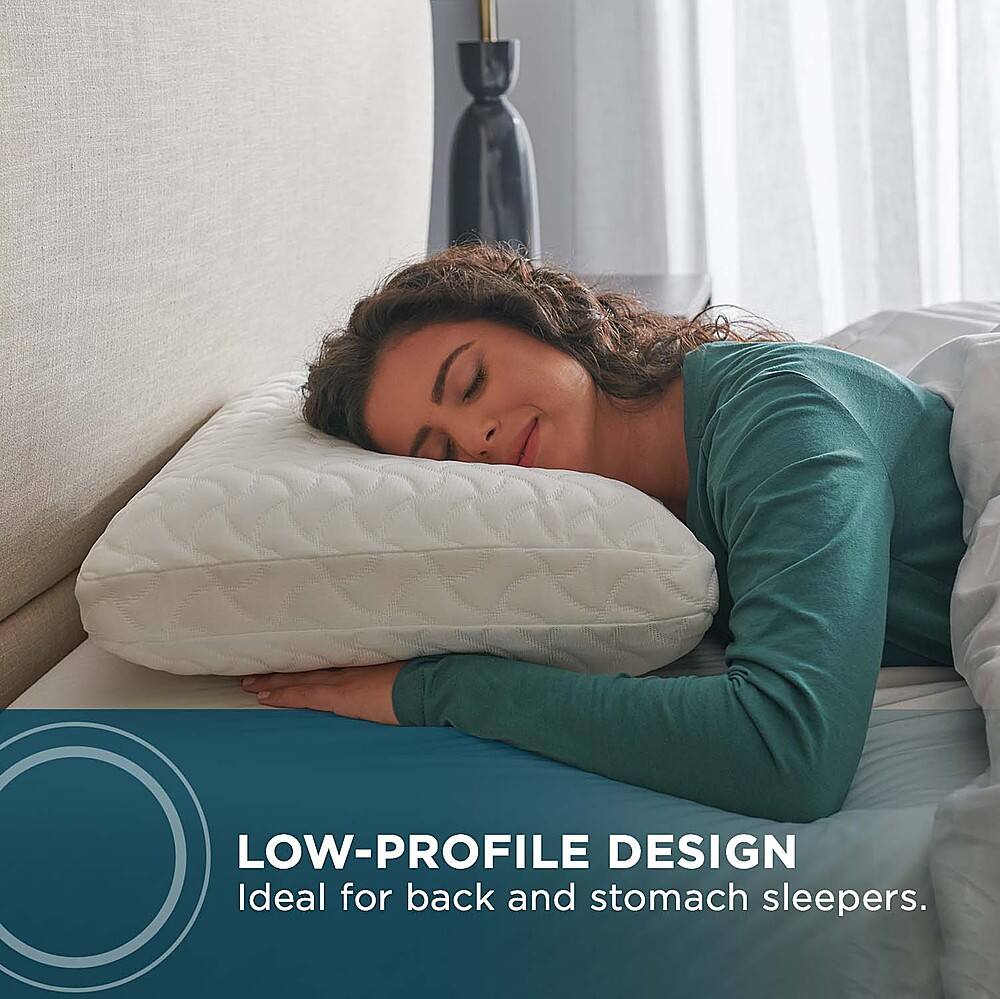Alt View 13. Tempur-Pedic - Tempur-Cloud® Plush Support Pillow, Standard - White.