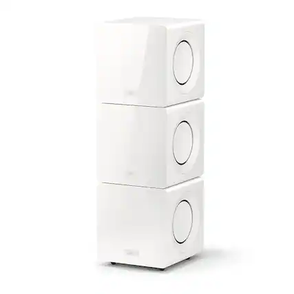 Front. KEF - KEF KSK92 Subwoofer Stacking Kit - Black.