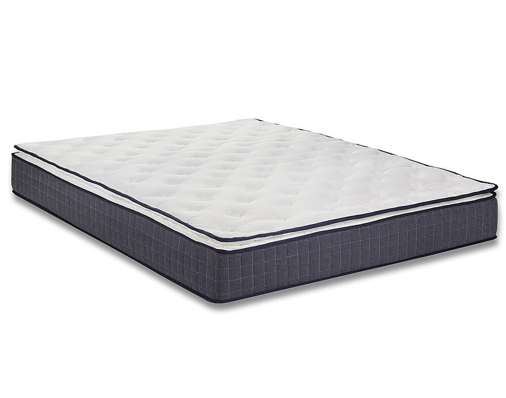 Cicely Sleep - Cicely 11-inch Ultra Plush Gel Foam Hybrid Mattress in a Box-Queen - White - Front_Zoom