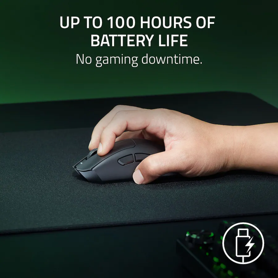 Razer DeathAdder V3 HyperSpeed Lightweight Bluetooth Optical Gaming ...