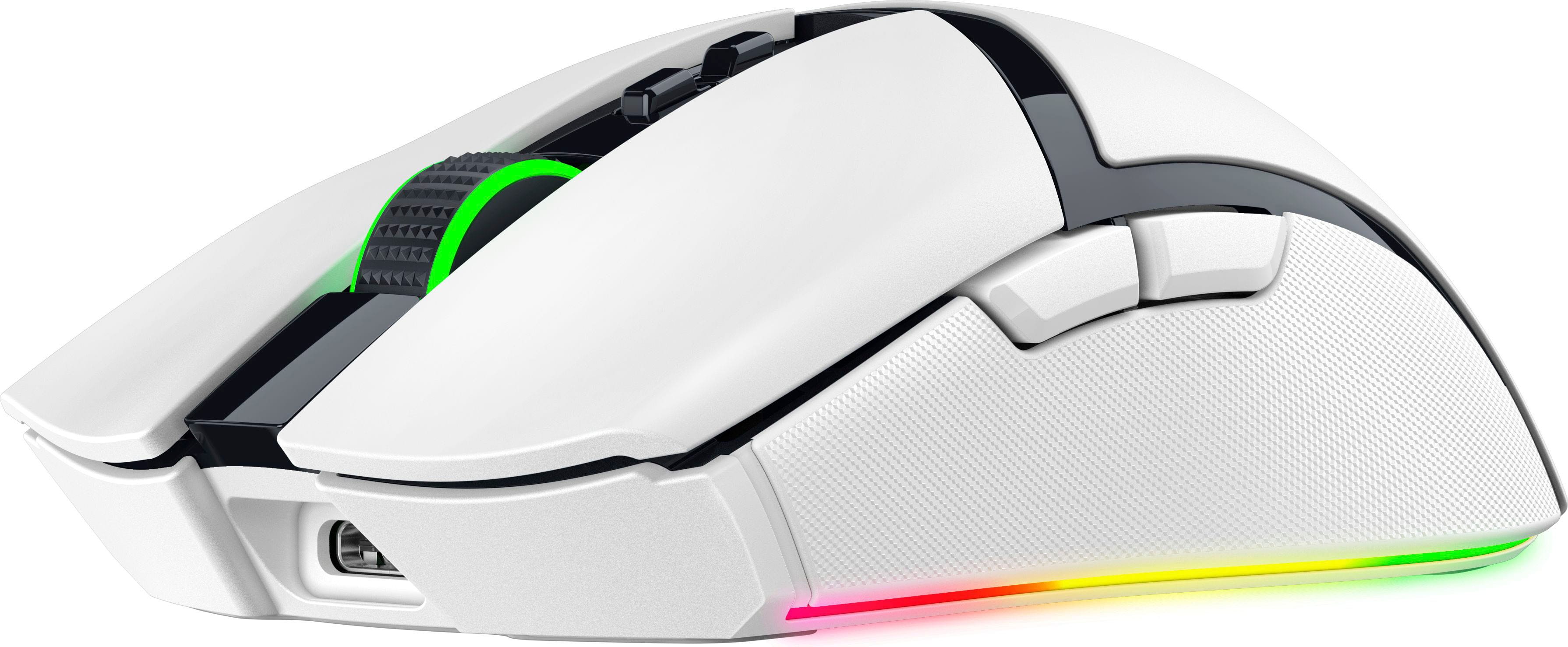 Alt View 17. Razer - Cobra Pro Wireless Gaming Mouse with Chroma RGB Lighting and 10 Customizable Controls - White.