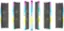 The image features a row of six memory sticks, each with a different color. The largest text in the image reads "VENGEANCE DDR5." The other text in the image is "IONVIONEA DDR5 CONVENIENCE."