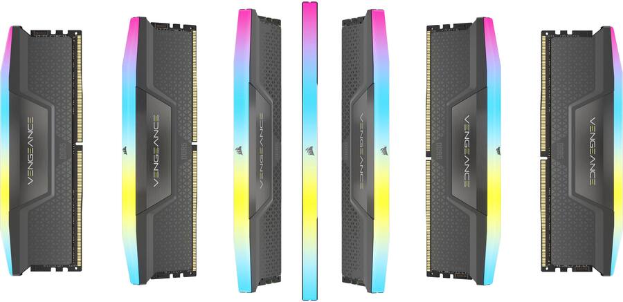 CORSAIR VENGEANCE RGB 32GB (2x16GB) DDR5 6000MHz C30 AMD EXPO CORSAIR VENGEANCE RGB 32GB (2x16GB) DDR5 6000MHz C30 AMD EXPO