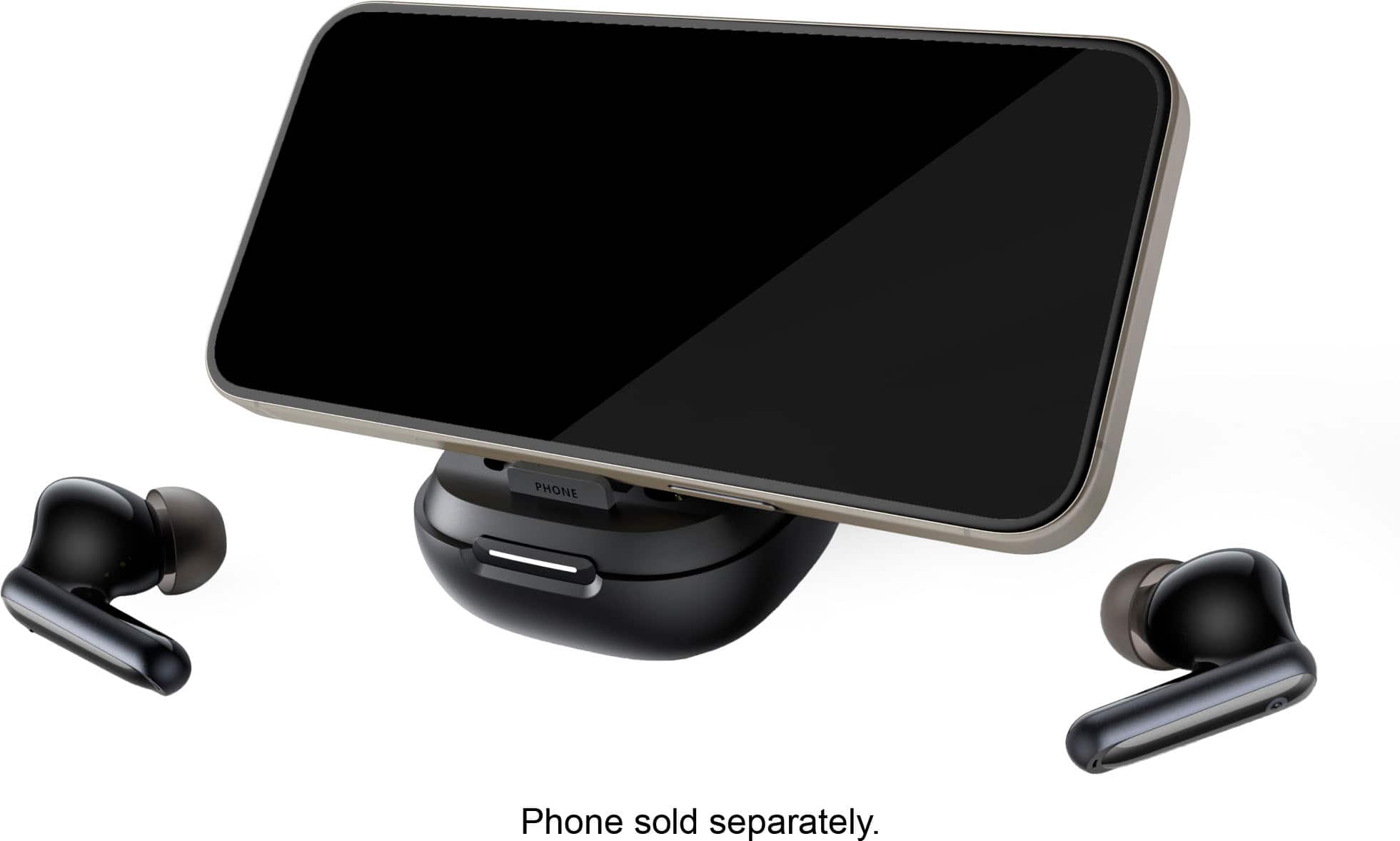 Alt View 11. Soundcore - by Anker P40i Noise Canceling True Wireless Earbud Headphones - Black.