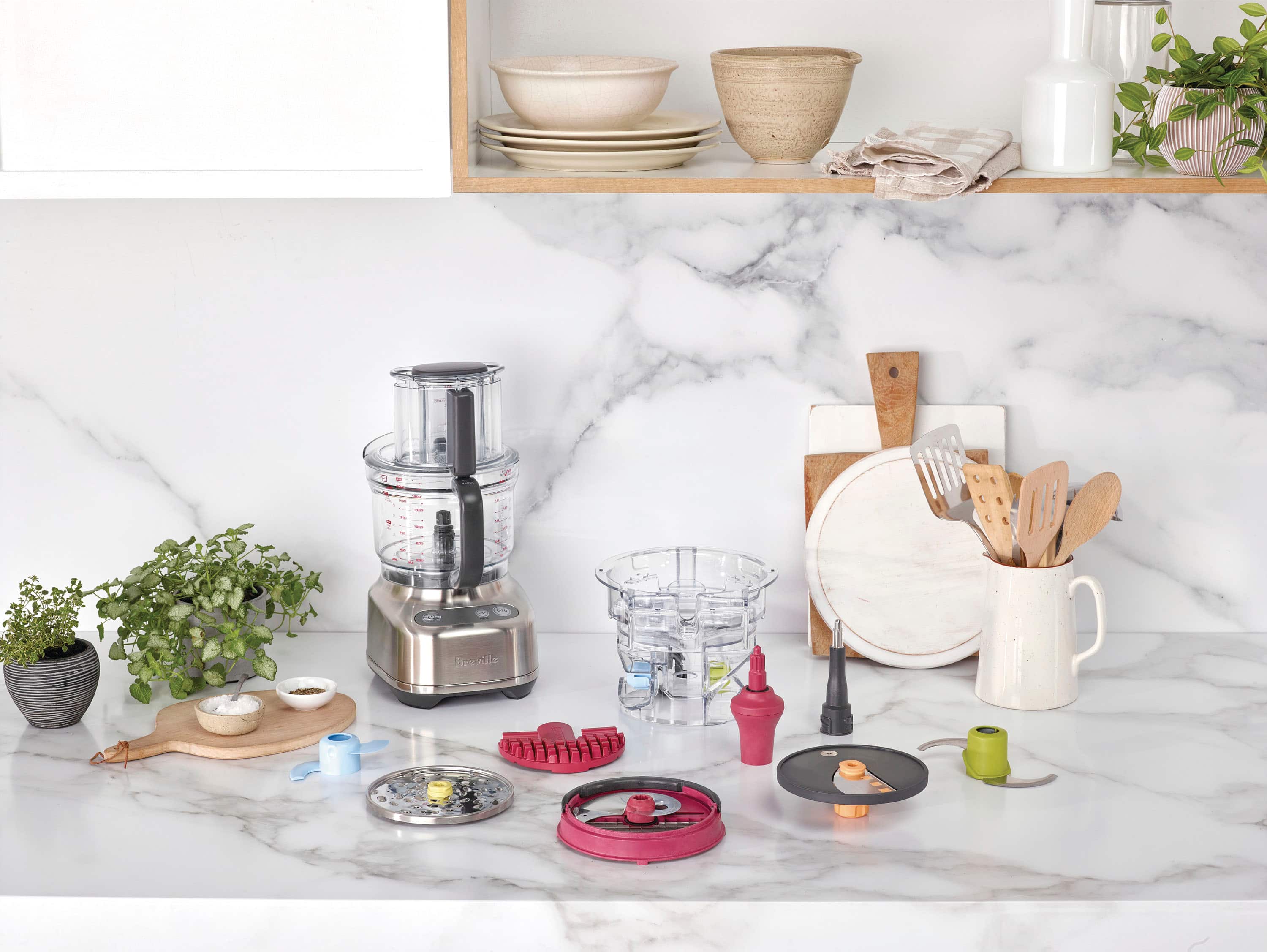 Alt View 12. Breville - the Paradice 9-Cup Food Processor - Brushed Stainless Steel.