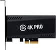 The image features a black box with the text "4K PRO" on it. The box is likely a 4K Pro device, which is designed for 4K resolution and high-quality video playback. The box is sitting on a white background, making the black box stand out prominently.