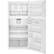 Alt View 12. Maytag - 18.1 Cu. Ft. Top-Freezer Refrigerator - White.