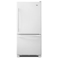 Amana - 18 Cu. Ft. Bottom-Freezer Refrigerator with EasyFreezer Pull-Out Drawer - Stainless Steel - Front_Zoom
