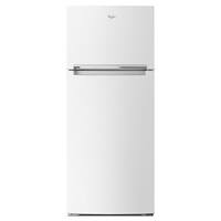 Whirlpool - 17.7 Cu. Ft. Top-Freezer Refrigerator - White - Front_Zoom