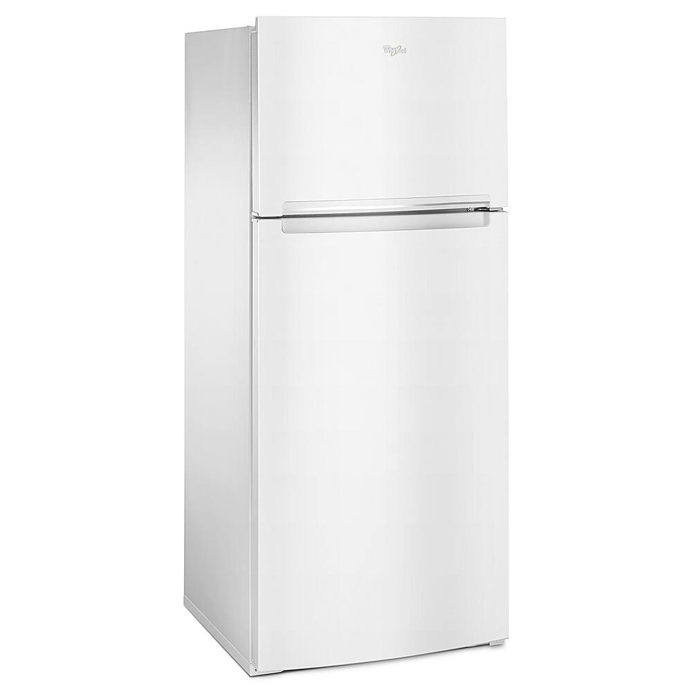 Alt View 3. Whirlpool - 17.7 Cu. Ft. Top-Freezer Refrigerator - White.