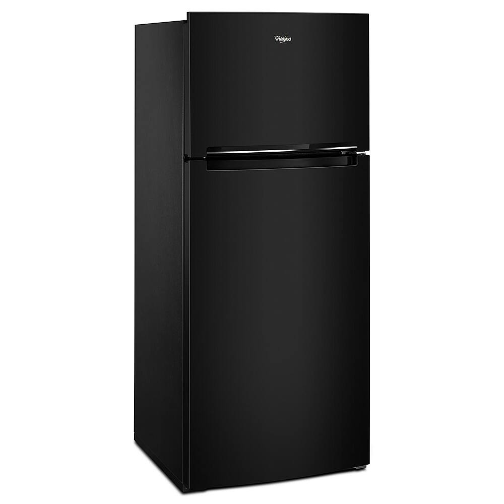 Alt View 2. Whirlpool - 17.7 Cu. Ft. Top-Freezer Refrigerator - Black.