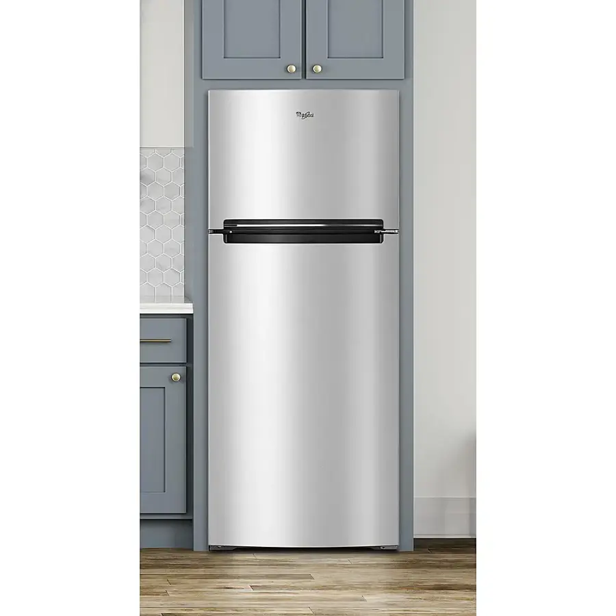 Alt View 15. Whirlpool - 17.7 Cu. Ft. Top-Freezer Refrigerator - Monochromatic Stainless Steel.